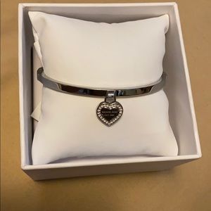 Michael Kors Heart Charm Bangle Bracelet